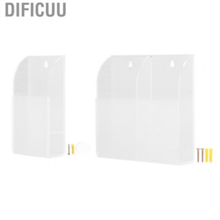 Dificuu Acrylic  Control Holder Simple Wall Mount Media Organizer Household