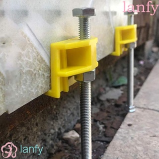 Lanfy อุปกรณ์ปรับความสูงกระเบื้อง ปรับได้ ใช้ซ้ําได้ 10 ชิ้น