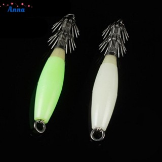 【Anna】Hard Fishing Lure 9cm/16g Squid Jig Hook Crank Artificial Jigs Cuttlefish.Bait