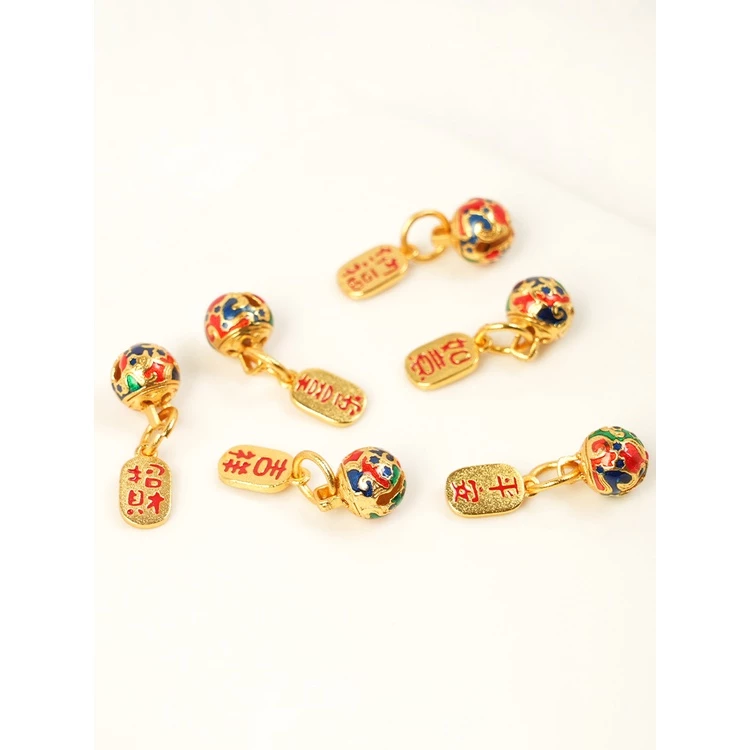 ลูกปัดทราย สีทอง ขนาดเล็ก สำหรับทำเครื่องประดับ DIY thumbnail 6