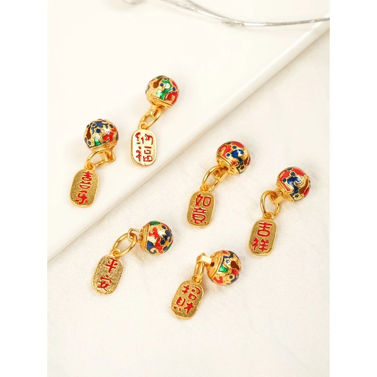 ลูกปัดทราย สีทอง ขนาดเล็ก สำหรับทำเครื่องประดับ DIY thumbnail 4