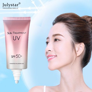 JULYSTAR Sun Treatment Uv Spf50+ Pa+ Beauty ครีมกันแดด ครีมผิวขาว 3 ใน 1 ผิวกระจ่างใส ชุ่มชื้น ครีมกันแดด ครีมกันแดด ไวท์เทนนิ่ง สารต้านอนุมูลอิสระ ครีมกันแดด