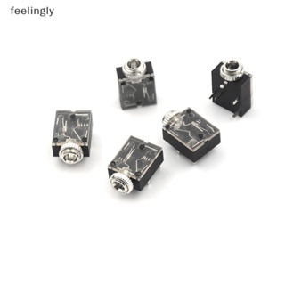 {FEEL} ซ็อกเก็ตแจ็คเสียงโมโน PCB 5 Pins 3.5 มม. 5 ชิ้น {feelingly}