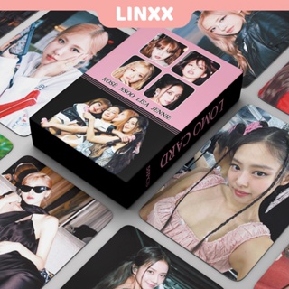 Linxx โปสการ์ดอัลบั้ม BlackPink Jisoo Rose Lisa Jennie Kpop 55 ชิ้น