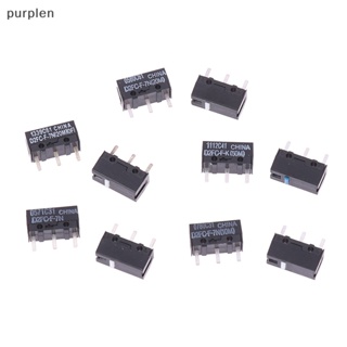 Purplen ไมโครสวิตช์เมาส์ D2FC-F-7N 10M 20M of D2FC-F-K(50M) -RZ D2F D2F-01F EN 2 ชิ้น