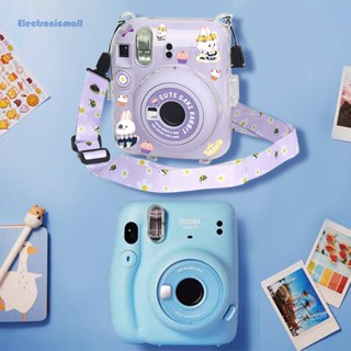 [ElectronicMall01.th] กระเป๋าเคสคริสตัลใส ป้องกันกล้อง พร้อมสายคล้อง สําหรับ Fujifilm