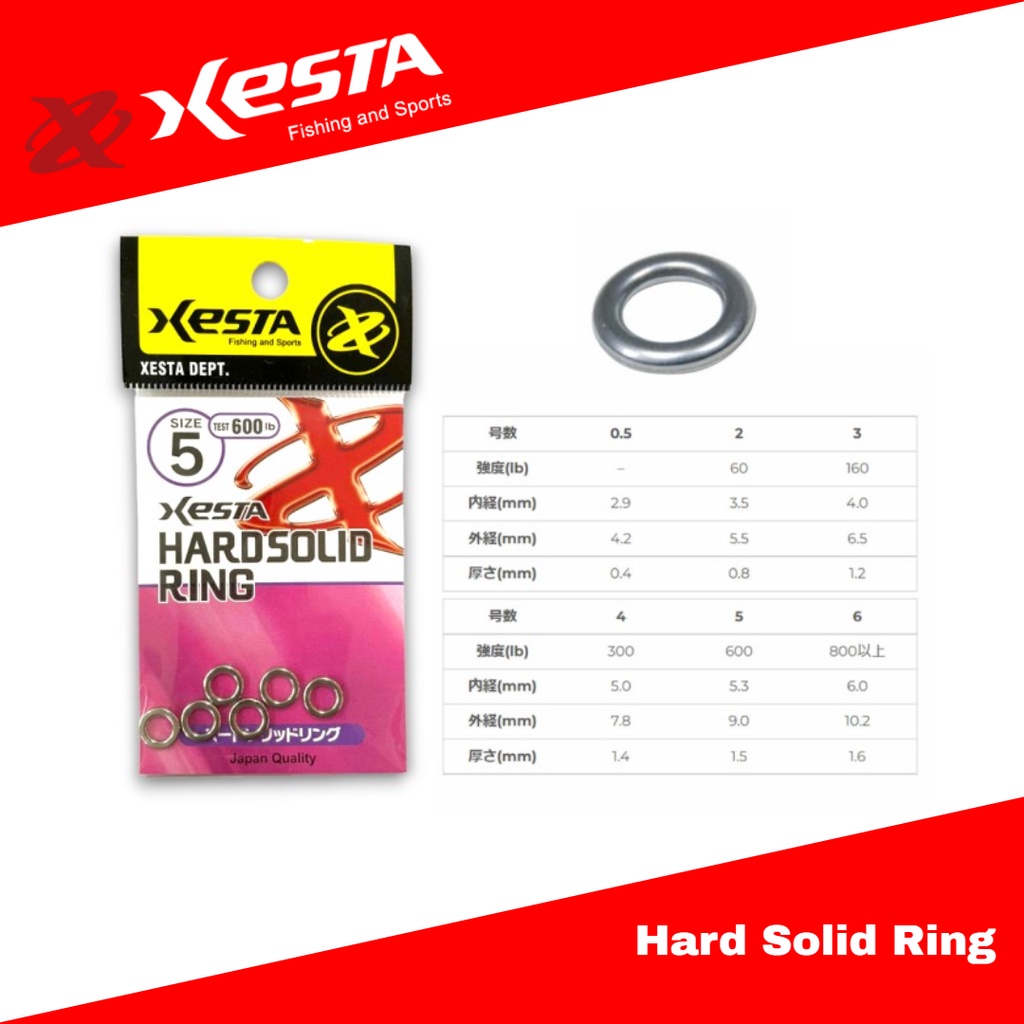 แหวนแข็งแข็งแข็ง Xesta