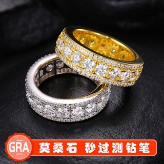 4mm Moissanite Diamond Band Rings แหวนเพชรโมอิส แบบเต็ม