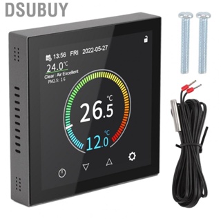 Dsubuy Smart Thermostat Color Screen Child Safety Lock Strong  Interference Home