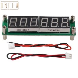 【ONCEMOREAGAIN】1 Pcs DC8v~15v 6-Digit Blue LED Display RF Signal Frequency Counter 0.1mhz~65mhz