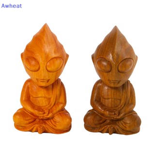 Awheat ใหม่ รูปปั้นไม้แกะสลัก ลายการ์ตูน Diga Ultraman สําหรับตกแต่งบ้าน