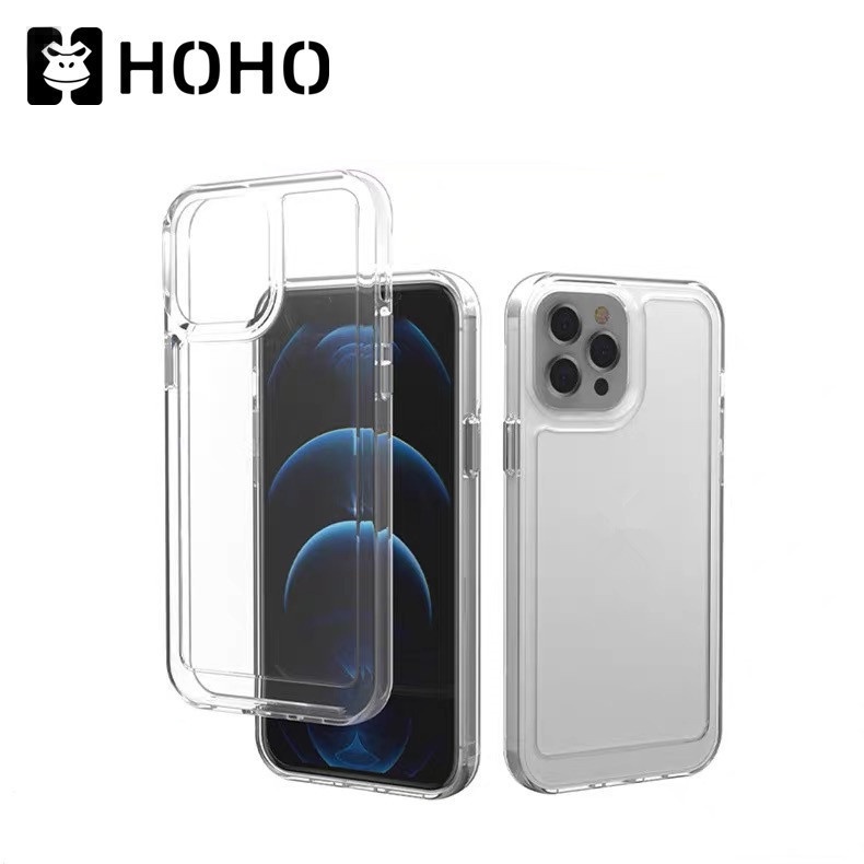 K เคสใสกันกระแทก ใช้สำหรับ iPhone 12 13  Pro Max 14 Pro Max 12 13 Mini 14 Plus T