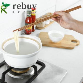 REBUY Natural Dinnerware Long Chopsticks Kitchen Cooking Tool Chopsticks Fried Wood Frying 38CM Household Hot Pot Tableware