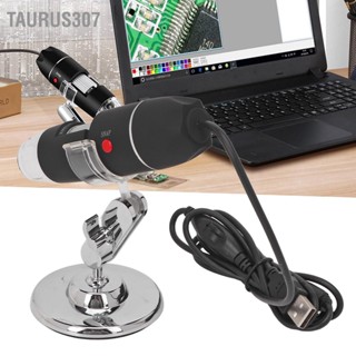  Taurus307 กล้องจุลทรรศน์ดิจิตอล USB 3 in 1 1600X 8 LEDs กล้องเอนโดสโคปกำลังขยายที่ปรับได้พร้อมตัวยึดสำหรับการตรวจสอบ