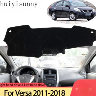 Hys แผ่นแดชบอร์ด กันลื่น อุปกรณ์เสริม สําหรับ Nissan Versa Sedan N17 Almera Sunny Latio 2011~2018 2016 2017