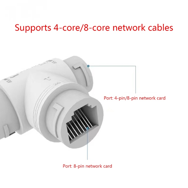 Moommy 2-in-1 POE Splitter ตัวเชื่อมต่อ RJ45 สามทาง สําหรับระบบตรวจสอบเครือข่าย