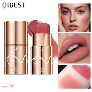 Qibest Silky บลัชออนแท่ง สีสดใส บลัชออนแท่ง สีแดง ปากกาบลัชออน แท่งวางบลัชออน