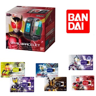 Tamagotchi Bandai ตัวละคร Kamen Rider Vital Bracelet Vbm Card Set Vol.2 Kamen Rider Ex-aid Kamen Rider Genm ฟิกเกอร์อนิเมะ ของเล่นสําหรับเด็ก