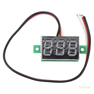 New Mini Three Line LED Small Panel Meter Display Digital Voltmeter DC0-100V