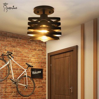 [lzdjhyke3] โคมไฟเพดาน LED เหล็กดัด สําหรับบ้านฟาร์ม