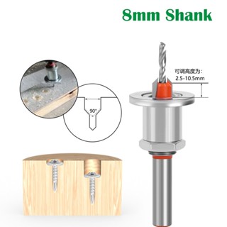 ชุดดอกสว่านเราเตอร์ ก้าน 8 มม. สําหรับงานไม้ 1 ชิ้น
