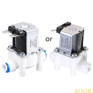 Kook โซลินอยด์พลาสติก สําหรับวาล์ว 220V 1 4 ท่อเชื่อมต่อเครื่องกรองน้ํา