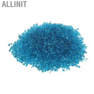 Allinit 250g Blue Glass Beads Stones Fish Tank  Underwater Landscape Decoration