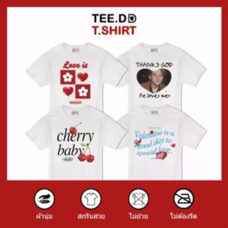 👕✨TEE.DD.TSHIRT เสื้อยืด Love is SET ผ้านุ่ม สกรีนสวย ไม่ย้วย ไม่ต้องรีด มีให้เลือกหลายสี ใส่ได้ทั้งชาย-หญิง