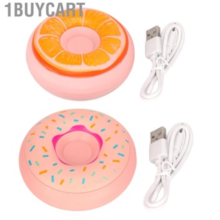 1buycart Pocket Hand Heater  Cute Electric Warmer Doughnut Shape USB Rechargeable for Office Travel