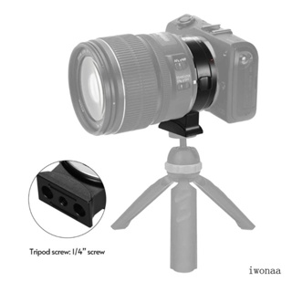 Iwo EF-EOSR แหวนอะแดปเตอร์เมาท์เลนส์ AF โฟกัสอัตโนมัติ สําหรับเลนส์ EF EF-S เป็น EOSR R RF