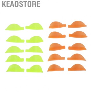 Keaostore Lash Lift Rods  Silicone Eyelash Perming Pads 5 Sizes Reusable for Home