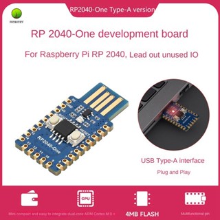 Waveshare บอร์ดไมโครคอนโทรลเลอร์ RP2040-One Type-A Version 4MB สําหรับ Raspberry Pi Microcontroller