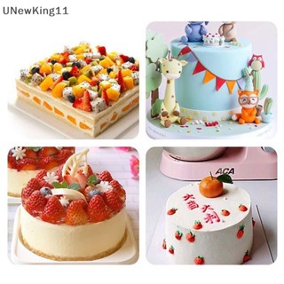 Unewking ไม้พายพลาสติก สําหรับตัดแป้งโดว์ ครีม เค้ก เบเกอรี่ 3 ชิ้น