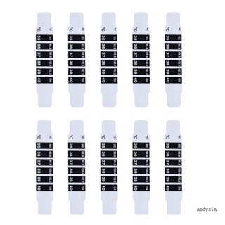 Aod สติกเกอร์อุณหภูมิหน้าผาก สําหรับเด็ก 10 ชิ้น