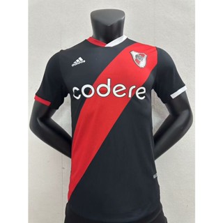 เสื้อกีฬาแขนสั้น ลายทีมชาติฟุตบอล Player:23-24 River Plate Home แห้งเร็ว ไซซ์ S-XXL สําหรับผู้ชาย AAA