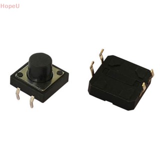 [HopeU] ปุ่มกดสวิตช์สัมผัส 6 X 6 X 4.3 มม. 4-pin DIP 10 ชิ้น