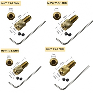 หัวจับดอกสว่านทองแดง M8-2 2.3 3.17 5 มม.