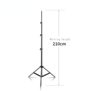 ขาตั้งกล้อง 210 ซม. ปรับได้ พร้อมหัวสกรู 1/4 สําหรับถ่ายภาพสตูดิโอ