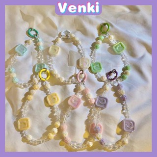 Venki - เคสโทรศัพท์ หัวเข็มขัด สร้อยข้อมือ เชือกเส้นเล็ก สายรัดข้อมือ ลูกปัดหลากสีสัน คละแบบ หลากสี หัวใจ โบว์ ดวงจันทร์ หลากสี เข้ากันได้ง่าย เคสไอโฟน