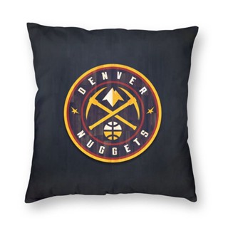 ปลอกหมอน พิมพ์ลาย Denver Nuggets DEN สําหรับตกแต่งบ้าน