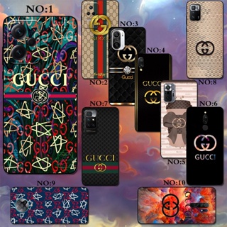 Gucci เคสโทรศัพท์มือถือซิลิโคน TPU กันกระแทก ลายโลโก้ สําหรับ Xiaomi Redmi NOTE 10 10T 10S Pro 4G 5G