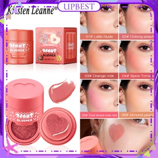 ♕ Kristen Leanne Love Donut Air Cushion Liquid Blush Natural Nude Makeup Matte Velvet Pink Rouge Smooth Long Lasting Face Makeup 6 สีอัพเบสท์