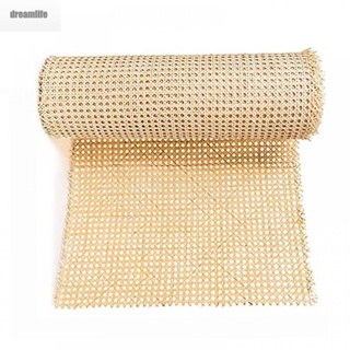 【DREAMLIFE】Rattan Mesh Roll Sheet Webbing Caning Material for Chairs Kit Multi-size options