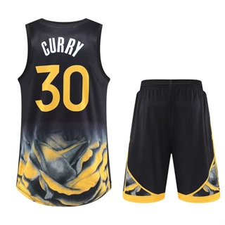 เสื้อกีฬาบาสเก็ตบอล ลายทีม City Edition Golden State Warriors No.30 Stephen Curry Jersey สําหรับผู้ชาย 2023