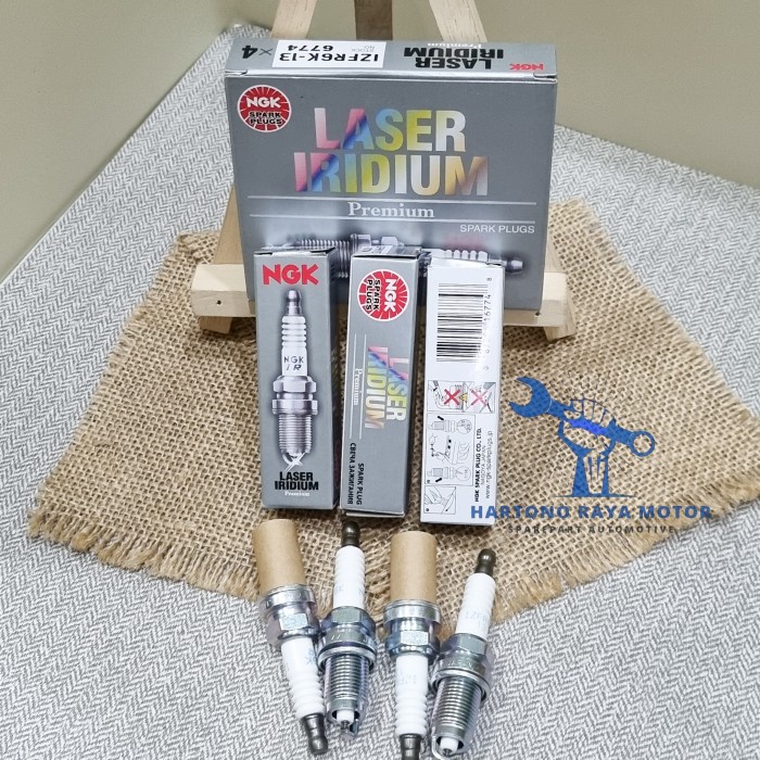 หัวเทียนเลเซอร์อิริเดียม Honda Jazz Freed City CRV HRV 1.5 Brio 1ZFR6K13 ORIGINAL