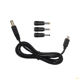 Moon 4in1 สายเคเบิลอะแดปเตอร์แปลงสัญญาณ 36W USB C Type C PD เป็น 12V 2 5 3 5 4 0 5 5 มม. สําหรับเราเตอร์ Wifi ไฟ LED กล้องวงจรปิด DVR