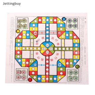 [Jettingbuy] หมากรุกบินพลาสติก แบบพับได้ ขนาดเล็ก สําหรับเด็ก 1 ชุด