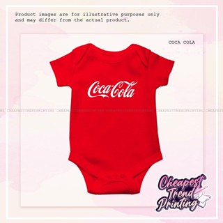 การออกแบบโลโก้ที่กําหนดเองของ Baby Onesie Coca-Cola, Royal, Pepsi, Etc OZPS