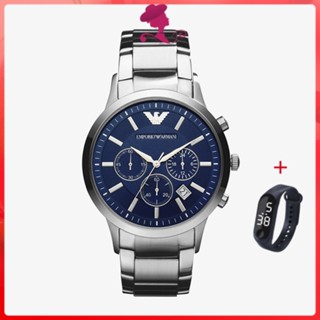 Emporio Armani watch นาฬิกาผู้ชาย คลาสสิก, โครโนกราฟมัลติฟังก์ชั่น, นาฬิกาสแตนเลส 62713