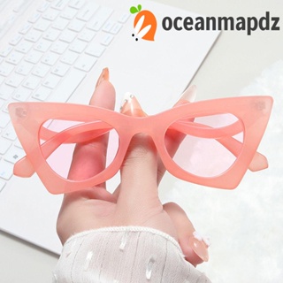 OCEANMAPDZ แว่นตากันแดดแฟชั่น ทรงตาแมว กัน UV400 สําหรับสตรี